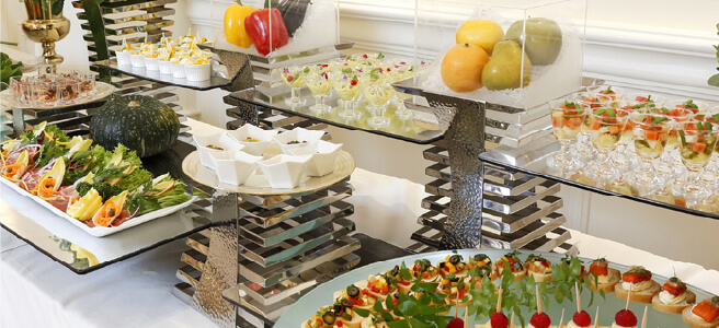 Standing or Seated Buffet Plan for Groups of 30 or More